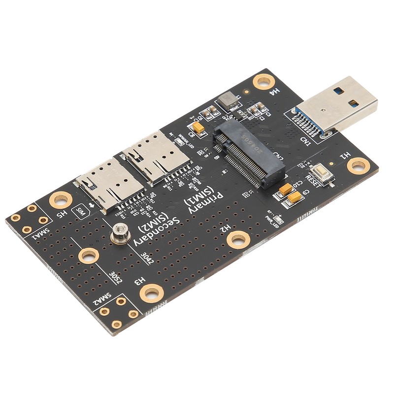 M.2 to USB 3.0 Adapter Push Connector for Dual SIM