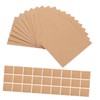 Mobestech 100pcs Blank Name Plates for Weddings Table Cards for