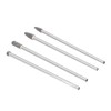 4Pcs Extended Carbide Rotating Burr Set 1/4in Shank Tungsten Steel