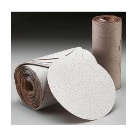 Norton - A275 Champagne 31473 6 Inch PSA / Sticky No Hole Roll 320 Grit Sanding