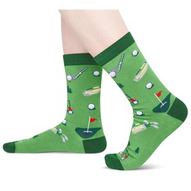 Zmart Gifts For Golfers Men Women - Funny Golf Gifts For Women Men Unique, Novelty Golf Socks For Men Funny, Golfing Socks Golf Presents Stocking Stuffers