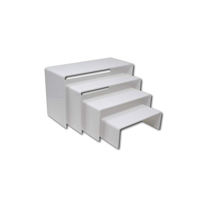 EPOSGEAR Nesting Plinths Clear or Coloured Acrylic Plastic Retail Riser