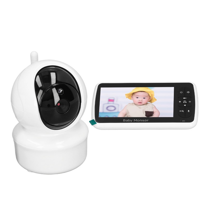 Baby Monitor 5 Inch Display Remote Access Pan Tilt Zoom