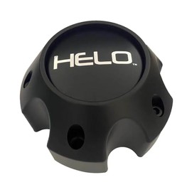 QAMNVCRTY 1PC Wheel Center Cap Matte Black for Helo S057L120 HE878 HE886 5 Lug Hub Cap