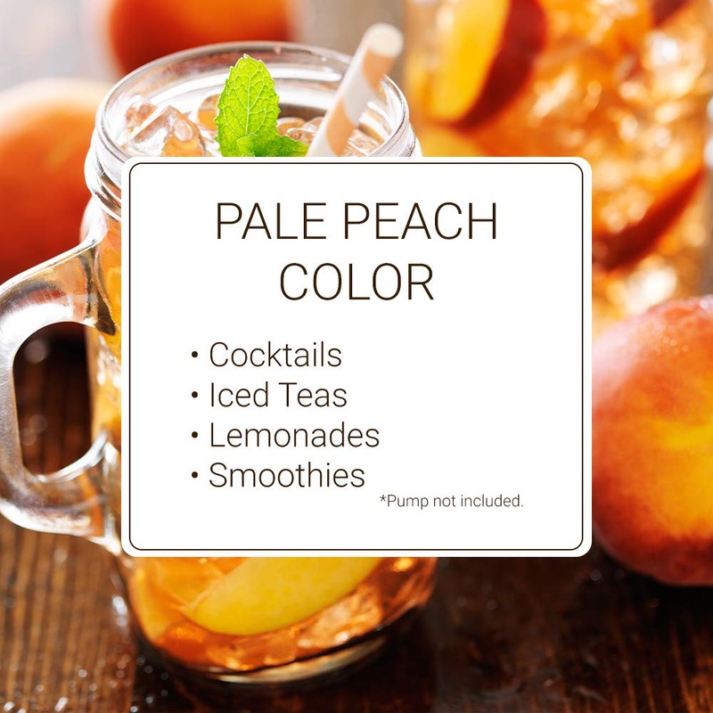 Monin - White Peach Syrup, Juicy Ripe Peach Flavor, Perfect