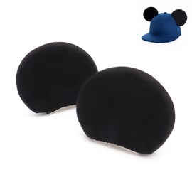 Mini Magnetic Mouse Ears for Any Cap, Mouse Ears Magnetic Magic Ears for Men, Women, Boys, Girls, Lightweight Magic Ears Hat Clip Black