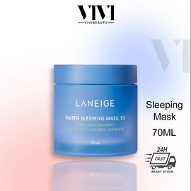 Laneige Water Sleeping Mask_EX 70ml,Sleeping Microbiome Brightening Hydrating Softening Masks