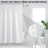 3Pcs Magnetic Shower Curtain Clips, Shower Curtain Hooks, Not Easy