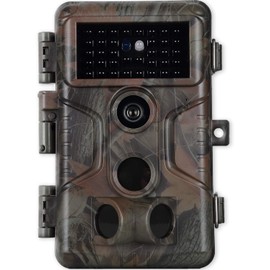 Blazevideo Trail Camera, 1296P Motion Sensor, Security Camera, Wildlife Surveillance Camera, Night Vision Camera, 5-20m Distance, 120° Shooting Range, 48 Megapixels, 0.1s Trigger, IP66 Waterproof,