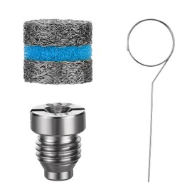 3Pcs 1.1mm Foam Cannon Orifice Nozzle Tips and Foam Maker Replacement Thread Nozzle and Mesh Filter for Snow Foam Lance, with Cleaning Needle, 3000 PSI