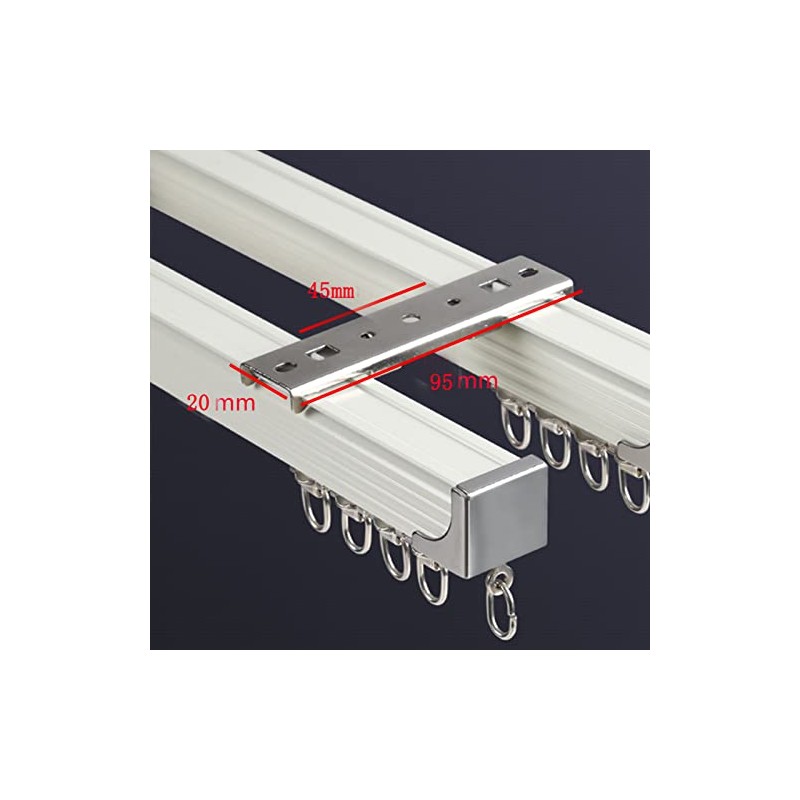 Dual Track Ceiling Mounting Brackets (4pcs), TOM TOOL Upgraded Aluminum