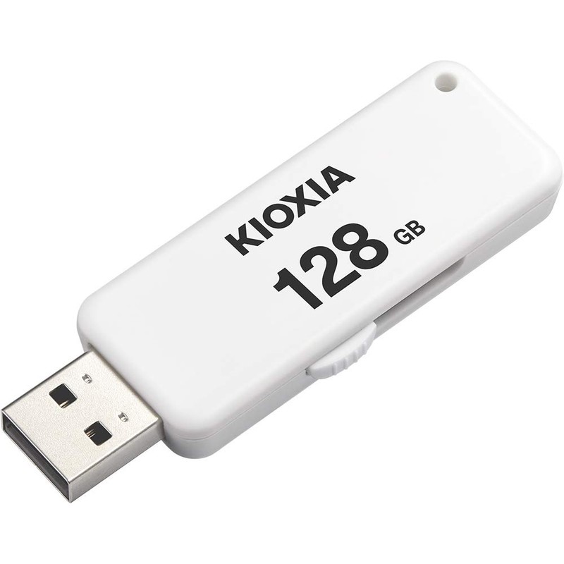 Kioxia U203 Slide TransMemory 128GB USB2.0 Flash Drive Portable Data