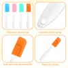 4 Pcs Silicone Spatula, 6.9 Inch Heat Resistant Small Spatula