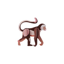 STUDIO ROOF, Wall Art Wild Animals, Monkey, Eco-Friendly & Creative Gift