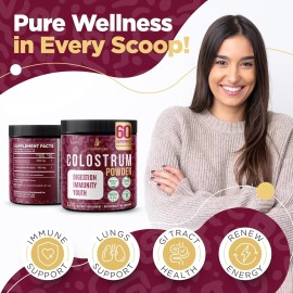 InstaSkinCare Bovine Colostrum Powder  Highly Concentrated Pure Bovine 3.17 oz NEW