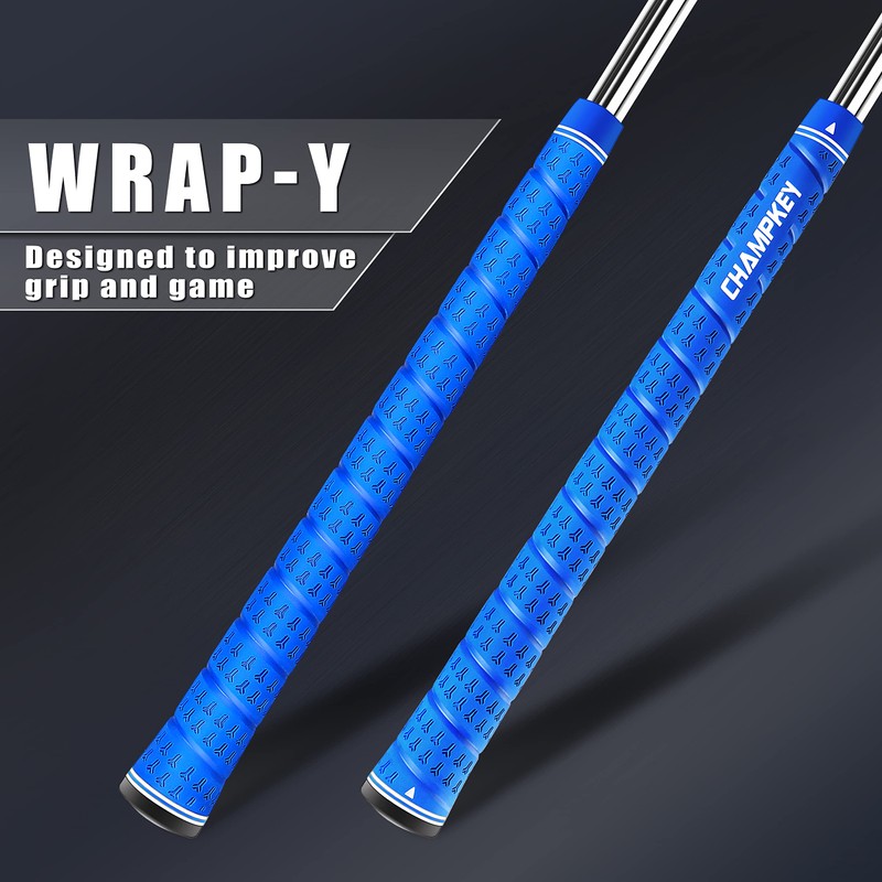 CHAMPKEY WRAP-Y Rubber Golf Grips 13 Pack Come with All