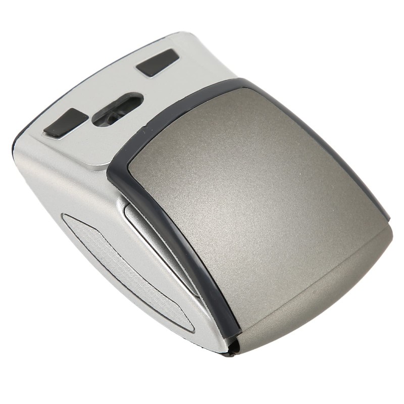 ASHATA Wireless Foldable Computer Mouse, ABS Portable Compact Wireless Folding