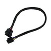 Phobya extension 8-Pin or EPS12V 45cm - black