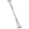 Rhinestone Brass Metal Bracelet Watch Band Strap Replacement for IOS