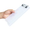 SAYEEC A4 Clipboard Storage Box, Portable Plastic Paper Holder with