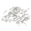 50Pcs High Strength Fishing Snap Swivels Stainless Steel B Type