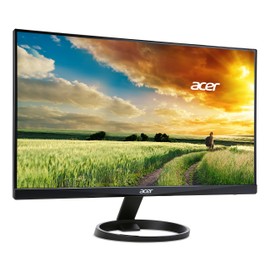 Acer 23.8” Full HD 1920 x 1080 IPS Zero Frame Home Office Computer Monitor - 178° Wide View Angle - 16.7M - NTSC 72% Color Gamut - Low Blue Light - Tilt Compatible - VGA HDMI DVI R240HY bidx