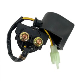 RARHMT Starter Solenoid Relay for 4-Stroke GY6 Engine 50cc 125cc 150cc 200cc 250cc ATV Dirt Bikes Scooters Go Kart Quad - Compatible with Coolster, Taotao, Roketa, Baja, Kazuma, SSR, Sunl
