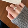 WALLFLOWER Daisy Ring 925 Silver Daisy Waterproof Genuine Sterling Silver