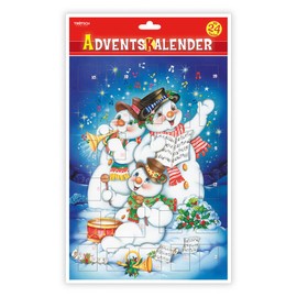 Trötsch Advent Calendar Snowman Chapel Advent Calendar with Doors