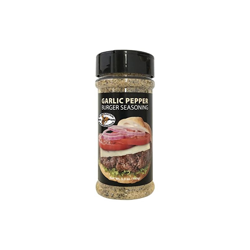Hi Mountain | Gourmet Burger Seasoning | GARLIC PEPPER BLEND