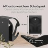 MDCASA Towel Holder without Drilling, Black I Tea Towel Holder