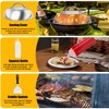 Qcdou Burger Press Kit, Smash Burger Press, 6PCS Flat Top