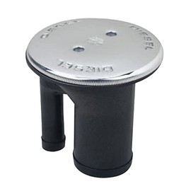 Perko 0541DPGCHR Vented Fill with Straight Neck for 1-1/2" Hose - Gas Marking