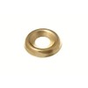Screw Cup Surface Finishing WASHERS No. 8 EB Brass Plated (Pack of 100)