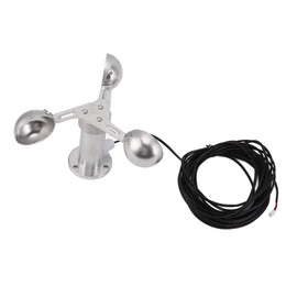 Zerodis Aluminum Alloy Anemometer Aluminum Alloy Anemometer Durable Aluminum Alloy Wind Speed Detector Speed Monitor Sensor