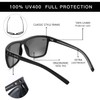 ZENOTTIC Polarized Sunglasses for Men Lightweight TR90 Frame UV400 Protection