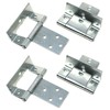 fiXte Non Mortise Cranked Flush Hinge Partial Wrap Cupbaord Cabinets