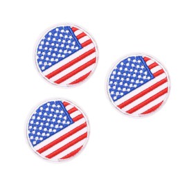 IWOWHERO 12pcs Flag Cloth Patches Stickers Embroidery DIY Patches for Skirts Jeans Hats