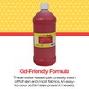 School Smart Washable Finger Paint, Red, 1 Quart Bottle