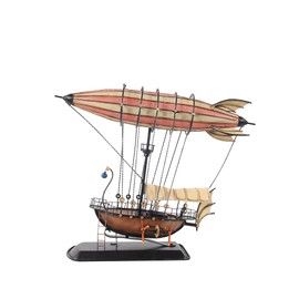Old Modern Handicrafts Steampunk Airship Model Ceiling Décor, One Size, Multi - 100% Handcrafted - 14" L x 5" W x 12" H Inches