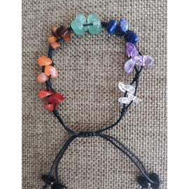 SALIMBENI Healing Crystal Bracelet for Women, Handmade Bracelet (Anklet), Premium Natural Chakra Crystals Bracelet, Meditation Relax Anxiety Bangle