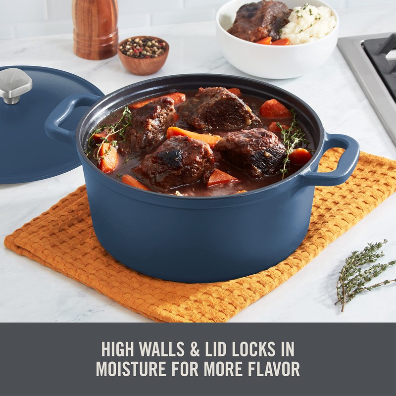 DASH Zakarian by DASH 4.5 Qt Nonstick Cast Iron Dutch