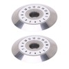 2Pcs Fiber Cleaver Blade Tungsten Carbide 20mm 16 Sides Cutting