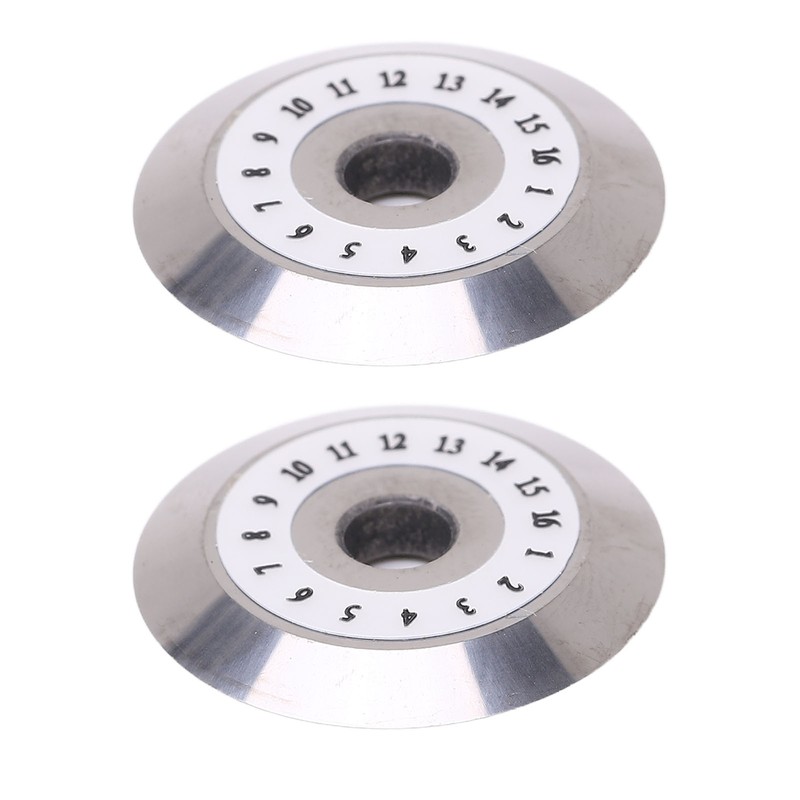 2Pcs Fiber Cleaver Blade Tungsten Carbide 20mm 16 Sides Cutting