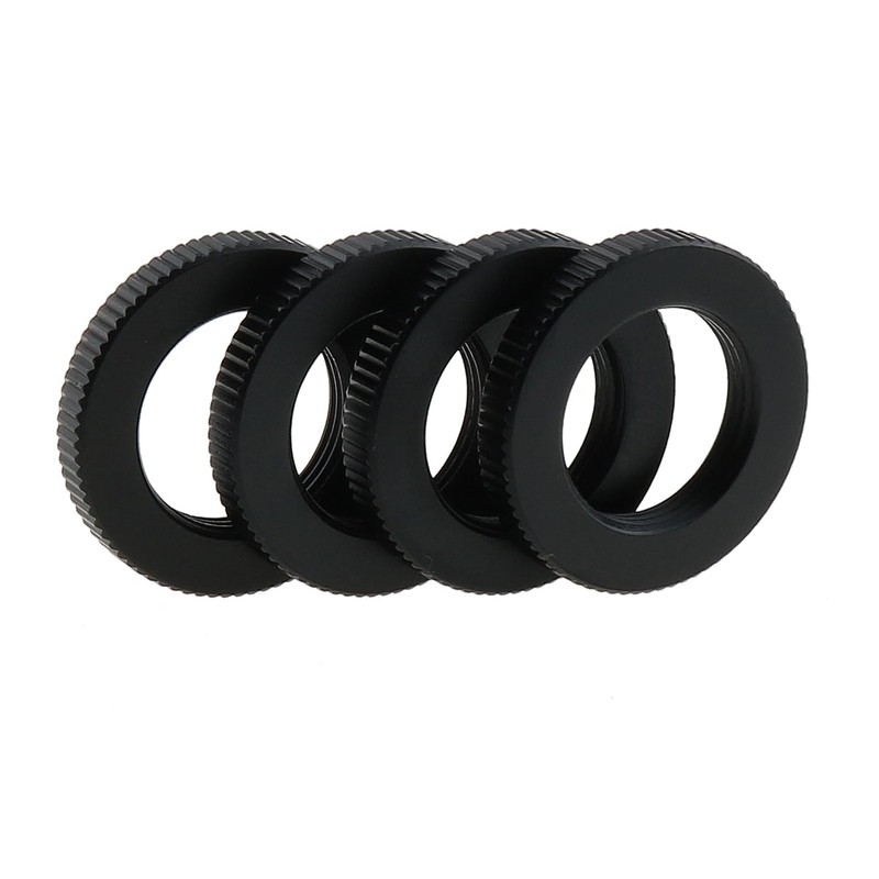 ZZHXSM 4PCS Knurled Microphone Stand Nut 25MM/1Inch Aluminium Microphone Screw
