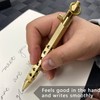 Bolt Action Pen, Solid Brass edc Pen Six-edge Pocket Pen
