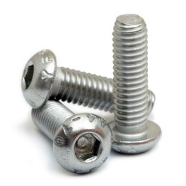 MonsterBolts - M8 x 35mm Button Head Socket Cap Screws, ISO 7380, Marine Grade Stainless Steel, 10 Pack