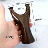 Unbranded Solid Walnut Slingshot Kit - Handle - Bands -