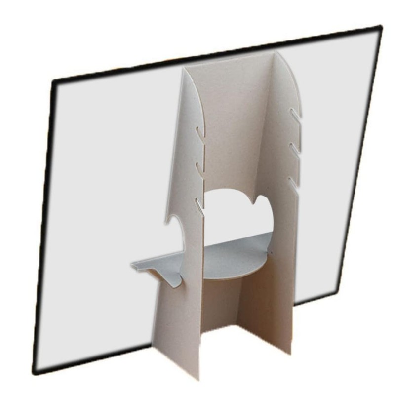 HappyHome Necklace Display Velvet Jewelry Display Holder Stand 37cm x