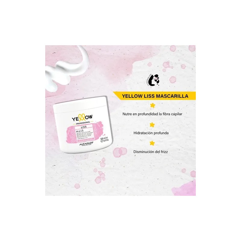Yellow Liss Shampoo 500 Ml + Mascarilla Liss 500 Ml